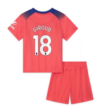Billiga Fotbollströjor Chelsea Olivier Giroud 18 Barn Tredje tröja 2020/21 Kortärmad